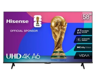 Pantalla Smart TV Hisense 58" 4K por $5,999 | Coppel