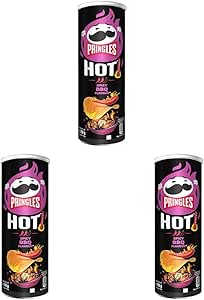 3 paquetes Pringles Hot Smokin BBQ Ribs 160g por 4.12€