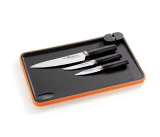 BRA Set Efficient 3 Cuchillos + Tabla por 25,98€