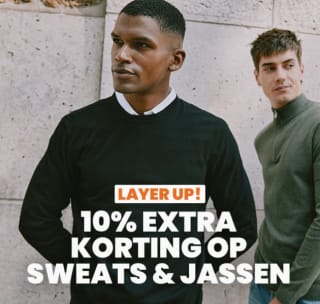 10% extra korting op jassen en sweaters bij Plutosport