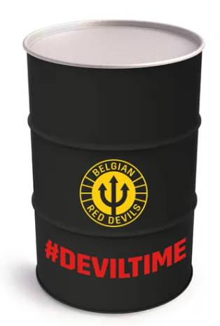 Barbecook Houtskoolbarbecue Edson Red Devils voor €99 bij Krëfel