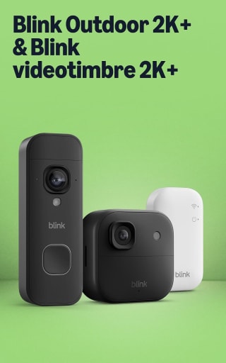 Cámara exterior 2K+ Blink con Blink Videotimbre 2K por 34.99€
