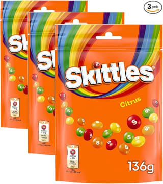 Skittles Citrus Pouch 3 Pack 136g for £1.94 (Subscribe & Save