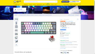 Teclado Mecánico 60% RGB Machenike K500 en $341 | Oferta Mercado Libre