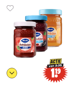 Alle Hero jam voor €1,19 bij Dirk