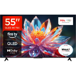 TCL 55T6C-UK 55" QLED 4K Smart TV – £227.05 w/Code