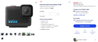 GoPro Hero Black 12MP 4K por $3,119 | Coppel