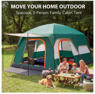Carpa Camping Automática Familiar por 49,59€