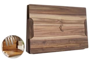 CookingTotem DuoBlock Messenblok & Snijplank 2-in-1 voor €24,95 bij iBOOD