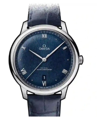 Montre Omega De Ville Prestige Co-Axial Master Chronometer cadran bleu à 5.000€