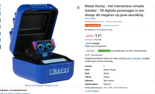 Bitzee Disney interactieve virtuele huisdier voor €17,95 bij Amazon