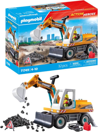 PLAYMOBIL Action Heroes Grote graafmachine 71749 voor €33,09 bij Amazon