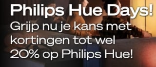 Tot 20% korting op Phlips Hue verlichting bij Proshop