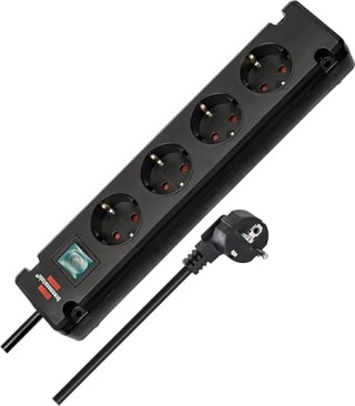 Brennenstuhl Bremounta 4-voudige stekkerdoos voor €7,30 bij Amazon