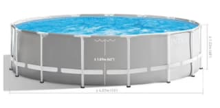 Piscina Estructural Redonda INTEX Prism Frame 16.805L $339.990 Mundo Lider, Chile