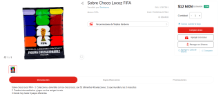 Sobre Choca Locoz FIFA por $12 | Oferta Sanborns