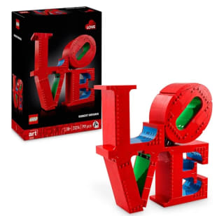 Lego Art LOVE Maqueta 3D para adultos por 53.19€.