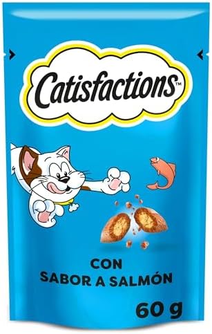 Premios Mars Catisfactions salmón gatos pack 12x60g por 9,75€