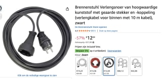 Brennenstuhl Kunststof verlengsnoer verlengkabel voor €12,04 bij Amazon