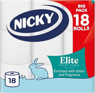 Nicky Elite 18-Roll Toilet Tissue – £6.08 S&S