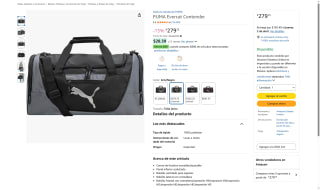 Maleta PUMA Evercat Contender 40L por $280 | Amazon