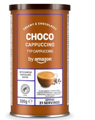 by Amazon Capuchino Chocolate Instantáneo, 300g pr 2.94€