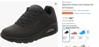 Skechers Uno Stand On Air voor €44,10 bij Amazon