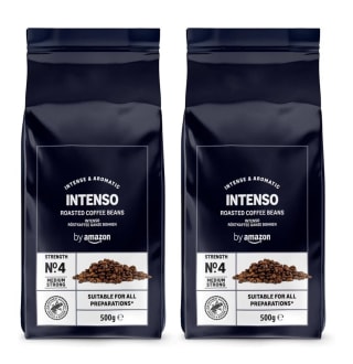 Granos de Café Intenso, Tostado Ligero, 1kg (2 Paquetes de 500g) por 10.45€