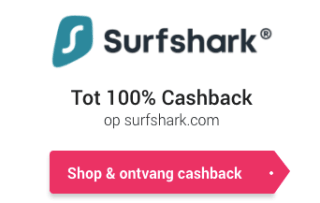 100% cashback op een Surfshark abonnement via CashbackXL
