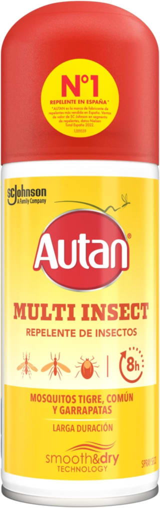 Autan Multi Insectos Spray Seco por 4,67€