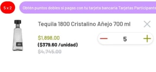 Vinos y Licores a 5x2 en Oferta | Soriana