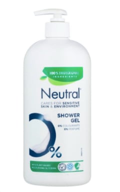 3+1 gratis op Neutral Showergel Parfumvrij 900 ml bij Plein
