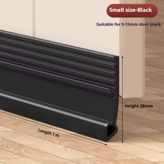 3 Tiras de sellado inferior para puerta de 1m por $32 en AliExpress
