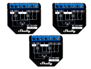 Shelly Plus 2PM (3x) voor €39,95 bij iBOOD