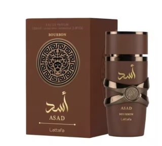 Lattafa asad bourbon perfume original arabe fragancia para hombre 100ml por 14,30€
