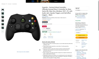 Hyperkin DuchesS Wired Controller Negro por $815 | Amazon