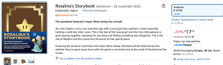 Rosalina's Storybook (Engelse versie) voor €17,99 bij Amazon