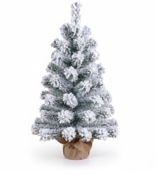2 Unidades Dayron Mini Árbol de Navidad Nevado Boreal por 15,49€