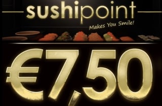 €7,50 korting op je bestelling bij Sushipoint