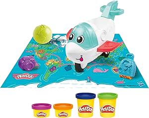 Primeras Creaciones con el Avión Play-Doh Hasbro por 6€