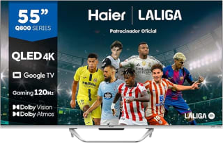 TV Haier H55Q800UX 55" QLED UltraHD 4K HDR10 Google TV por 299€