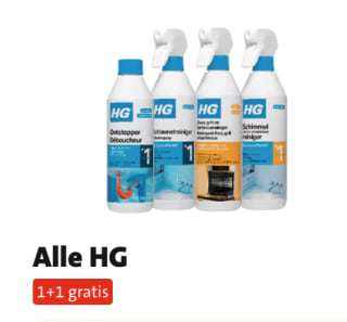 Alle HG 1+1 gratis bij Jumbo