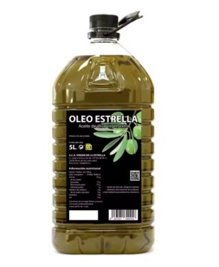 Aceite de oliva virgen extra garrafa 5 litros por 19.60€