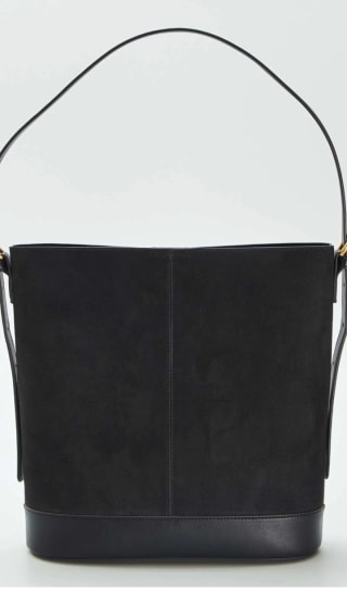 Bolso Bombonera de 2 materiales por 9€.