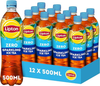 12x500ml flesjes Lipton Zero Sugar Ice Tea voor €11,28 bij Amazon