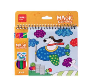 Bloc de dibujos Apli espiral Coloreado Mágico por 3.10€