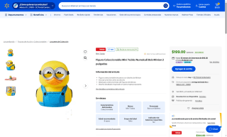 Figura Mini Tubbz Bob Minions por $199 | Oferta Walmart