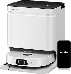 Eureka J15 Ultra Robot Aspirador,19,000Pa, con Mopa,75℃ de Agua Caliente por 306.12€