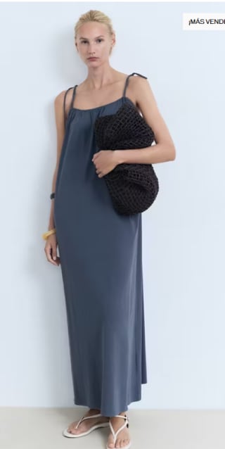 Vestido algodón lazos por 12.99€