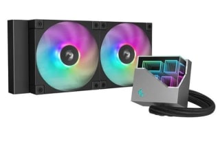 Processeur Refroidisseur de liquide tout-en-un 12 cm Noir DeepCool LT240 à 29,99€